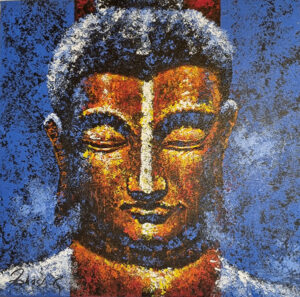 BUDDHA Colorful Abstract
